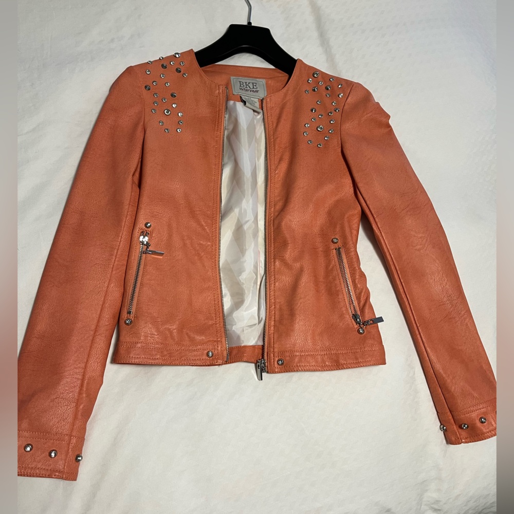 Faux Leather Jacket BKE